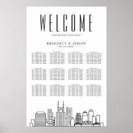 Póster Boda de Nashville | 12 Tabla de asientos