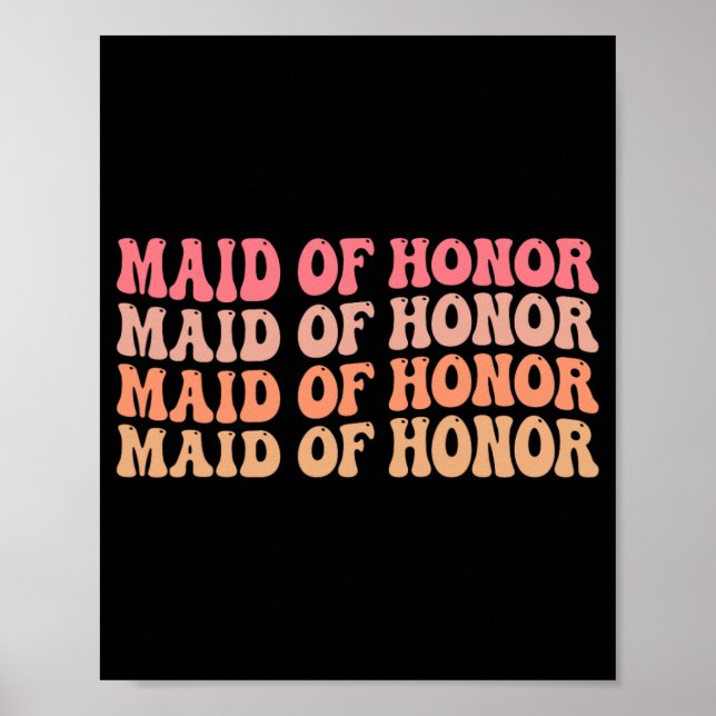 Póster Boda De Novias De Honor (Frente)