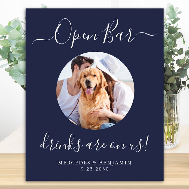 Póster Boda de perro mascota bar abierto ejército azul pe (Subido por el creador)