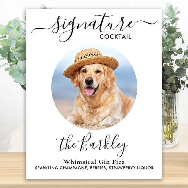 Póster Boda de perro mascota Personalizado de cócteles fo (Subido por el creador)