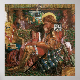 Póster Boda de San Jorge, Princesa Sabra de Rossetti