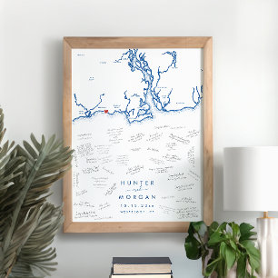 Póster Boda de Westbrook Poster de libros de la Marina Mo