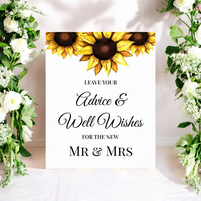 Póster Boda del girasol Bueno Desearía Rótulo Blanco Amar (Subido por el creador)
