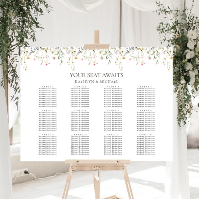 Póster Boda del Jardín Floral de Flores Silvestres 12 asi (Subido por el creador)