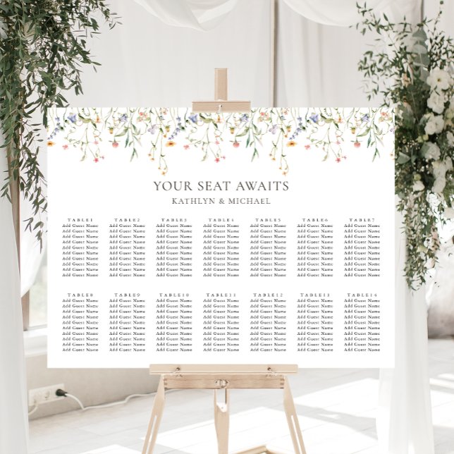Póster Boda del Jardín Floral de Flores Silvestres 14 asi (Subido por el creador)