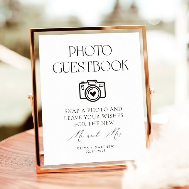 Póster Boda del libro de invitados fotográficos (Subido por el creador)