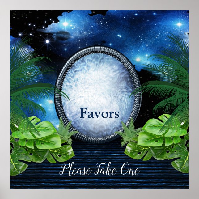 Póster Boda del portal Galaxy (Frente)