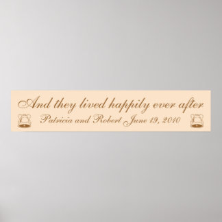 Póster Boda elegante