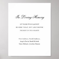 Boda elegante formal tradicional en blanco y negro