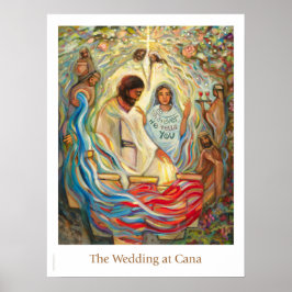 Póster Boda en Cana poster
