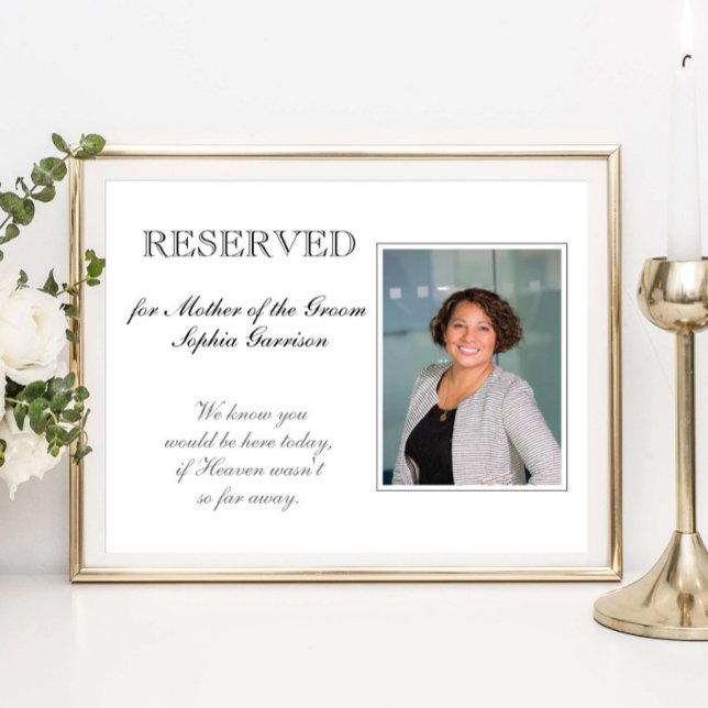 Póster Boda en memoria de la madre de Groom reservada (Subido por el creador)