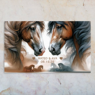 Póster Boda Especial de Horses Brown