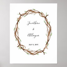 Boda Fingerprint Wreath Guest Book Alternativo