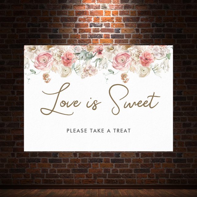 Póster Boda floral acuarela de verano (Summer Garden Watercolour Floral Wedding Poster
)