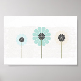 Póster Boda floral cutáneo Nursera para bebés