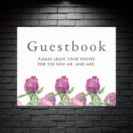 Póster Boda floral de color de la jungla de verano