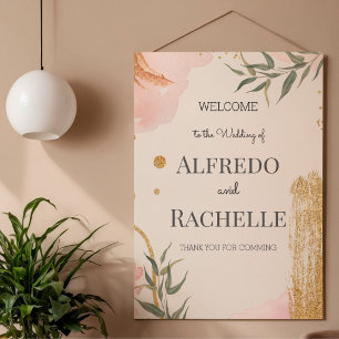 Póster Boda floral de jardín de verano