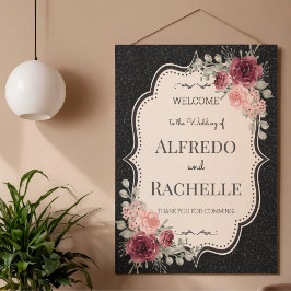 Póster Boda floral de jardín de verano