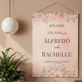 Póster Boda floral de jardín de verano