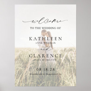 Póster Boda fotográfica clásica elegante