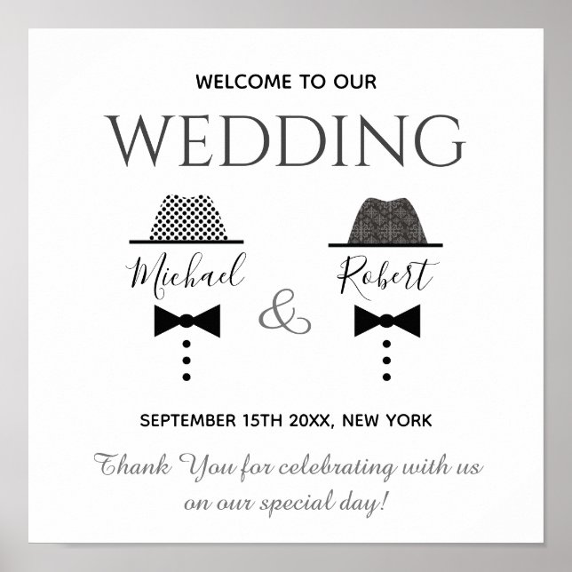 Póster Boda gay (Frente)