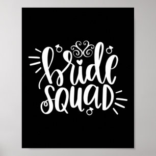 Póster Boda Gift Bride Squad