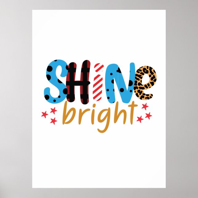 Póster Boda Gift Shine Bright (Frente)