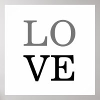 Boda Gray Black Script Love