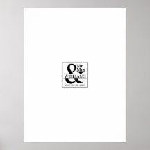 Boda Guestbook Signature Board - Mr & Mrs.