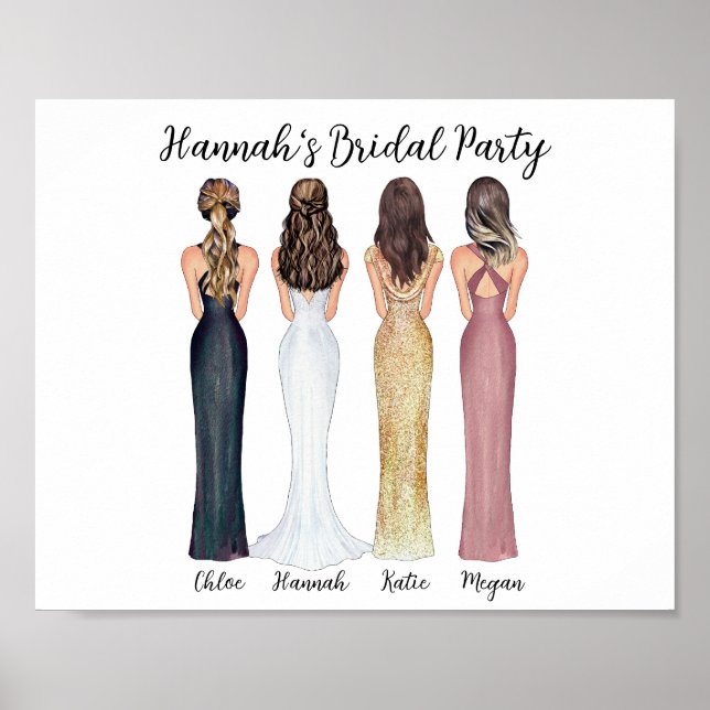 Póster Boda impreso, regalo de Boda, poster Boda (Frente)