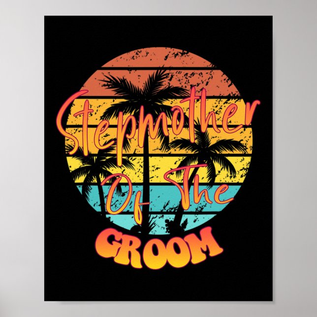 Póster Boda - La Madera Del Groom Divertido Dice Gr (Frente)