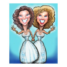 Boda lesbiana Cake Toppers