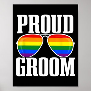Póster Boda Lgbtq - Bandera Del Orgullo Gay - Escuadrón G