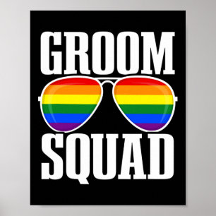 Póster Boda Lgbtq - Bandera del Orgullo Gay - Orgulloso G