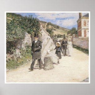 Póster Boda marzo de 1892 Theodore Robinson