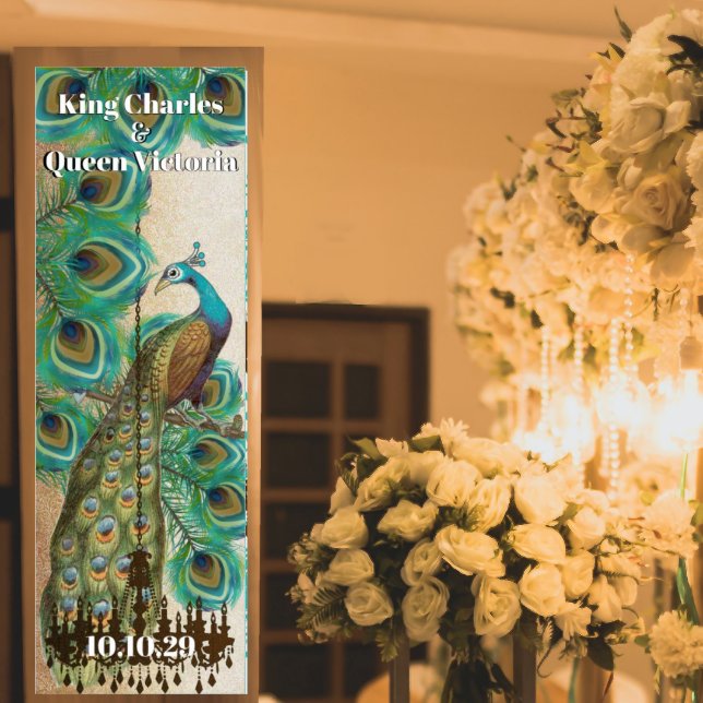 Póster Boda Medieval Renacentista de Pavo Real (Subido por el creador)