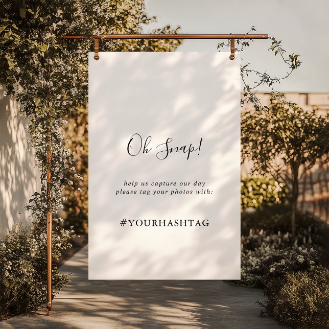 Póster Boda Minimalista simple Oh Rótulo de ajuste (Subido por el creador)