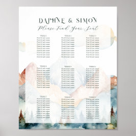 Póster Boda Misty Mountain