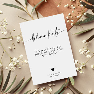 Póster Boda Moderna Chic Para Tener Y Sostener Signo De B
