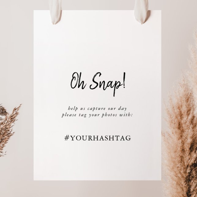 Póster Boda moderno Oh Rótulo Snap (Subido por el creador)