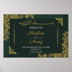 Póster Boda Nikkah Shaadi