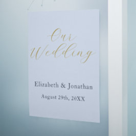 Póster Boda Opulenta Azul