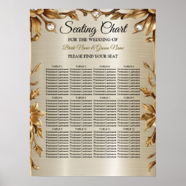 Póster Boda Ornate Rectangle Dimond Flowiny