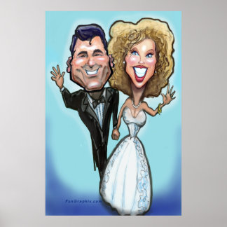 Póster Boda Poster de Muñecas Pasteleras