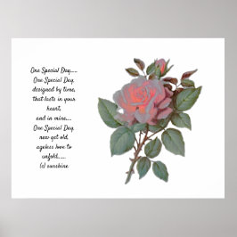 PÓSTER BODA POSTER UN DÍA ESPECIAL POEMA