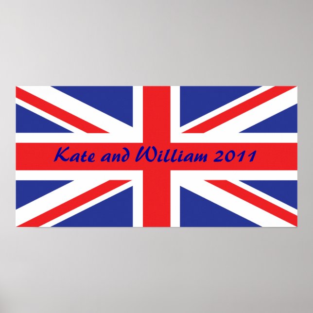 Póster Boda Real/Kate y William (Frente)