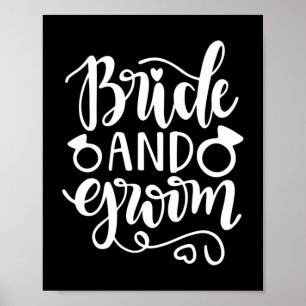 Póster Boda Regalo Novia Y Groom