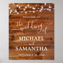 Boda Rústico de Madera Sencilla