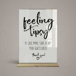 Póster Boda Sensación de Poster tipsy