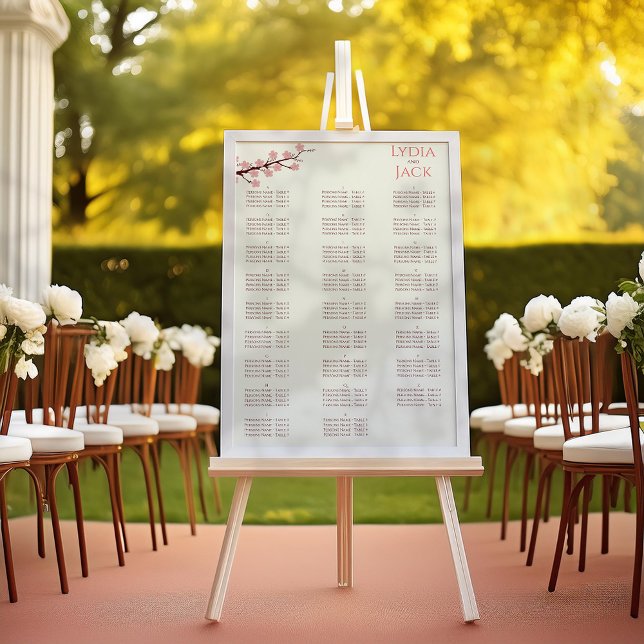 Póster Boda temática de cerezo en flor (Subido por el creador)
